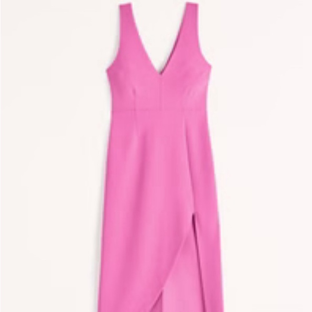 Abercrombie Plunge V-Neck Midi Dress, size XSP. Only worn once!